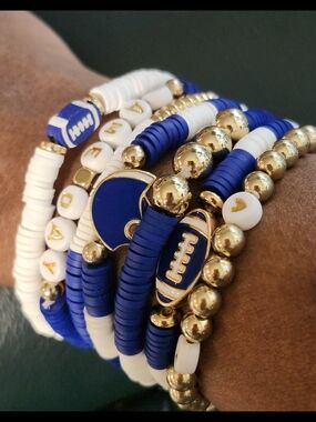 ✨ BRAND NEW ✨ Football Game Day Beaded Bracelet